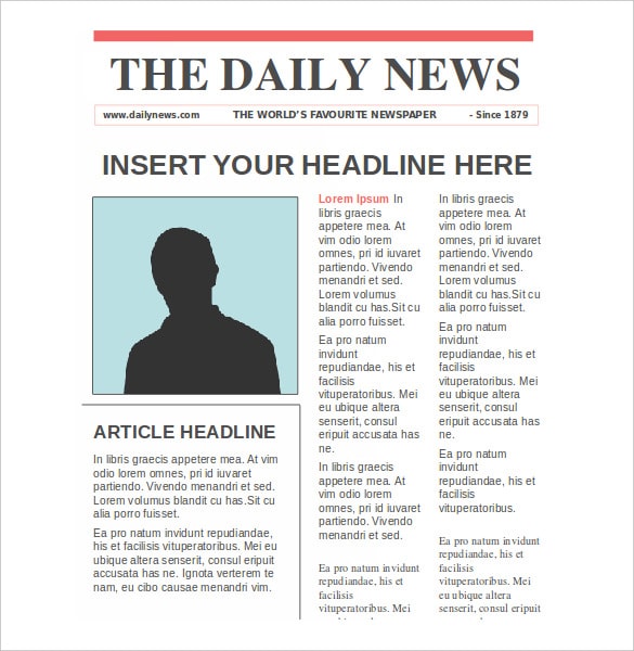 online newspaper template